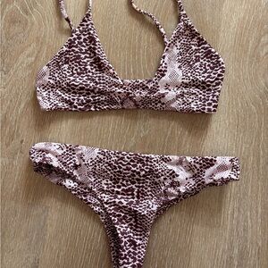 Mai Swim Leopard Print Bikini Set